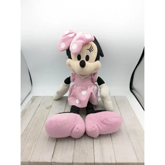 Vintage Minnie Mouse Plush Stuffed Animal Toy 17" Disney - Picture 1 of 7